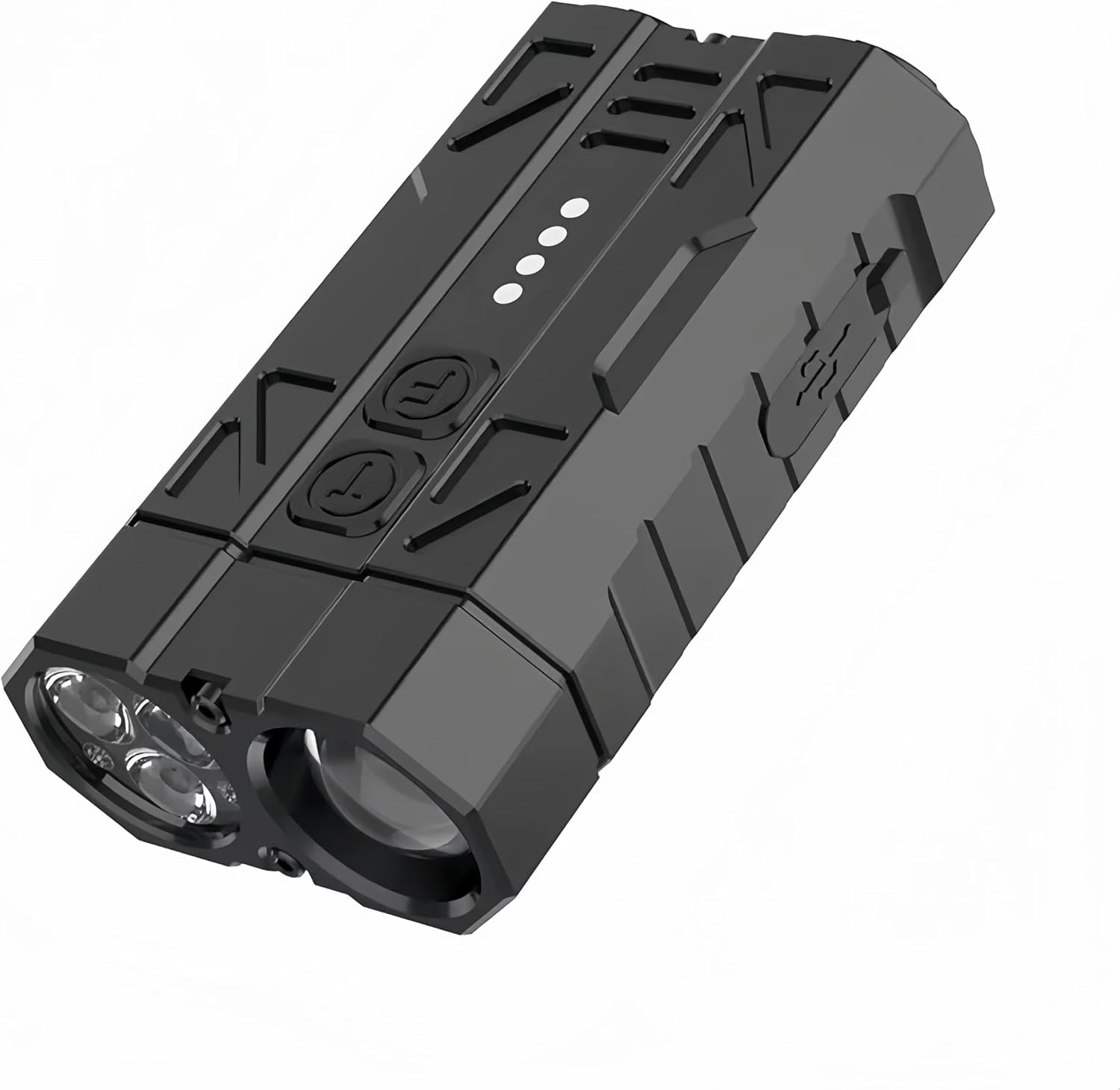 High-Brightness Pocket Dual-Module Outdoor Flashlight, Portable Double Lighting Modes with Strong Beam for Camping Hiking Work Light Rechargeable LED Torch (2pcs)
