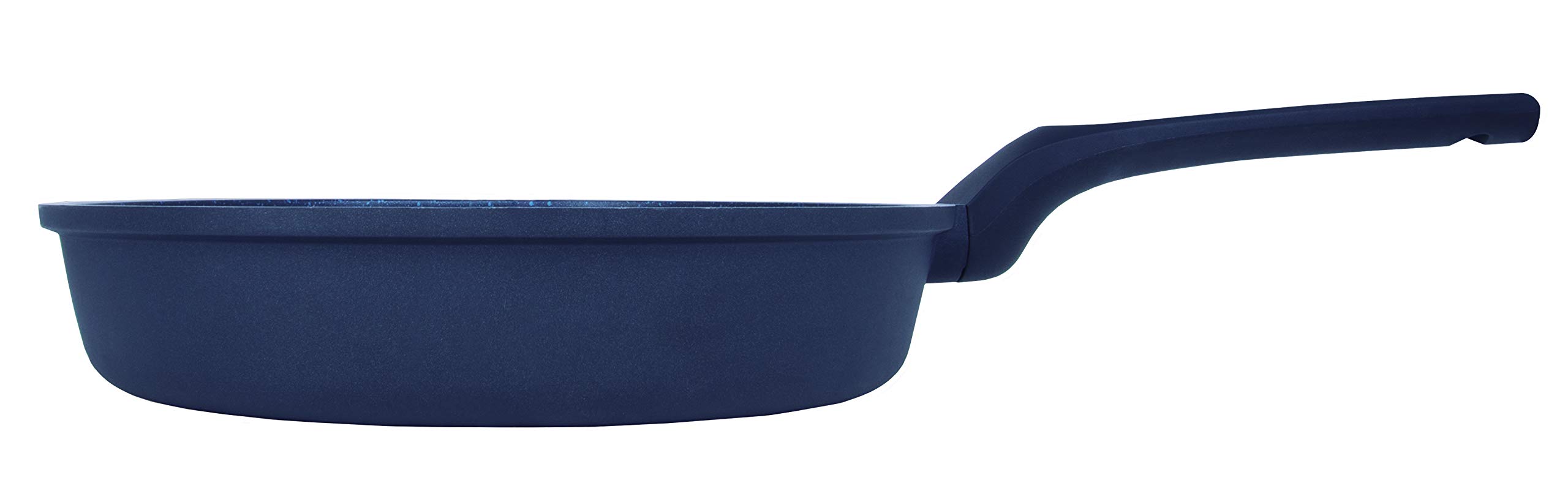 Arcos Serie Thera | Antihaft-Pfanne | Aluminiumguss | Geeignet für jede Küche | Ergonomischer Kunststoff- und Silikongriff | Energiesparsystem | Spülmaschinenfest | Farbe Schwarz und Blau (30 cm)