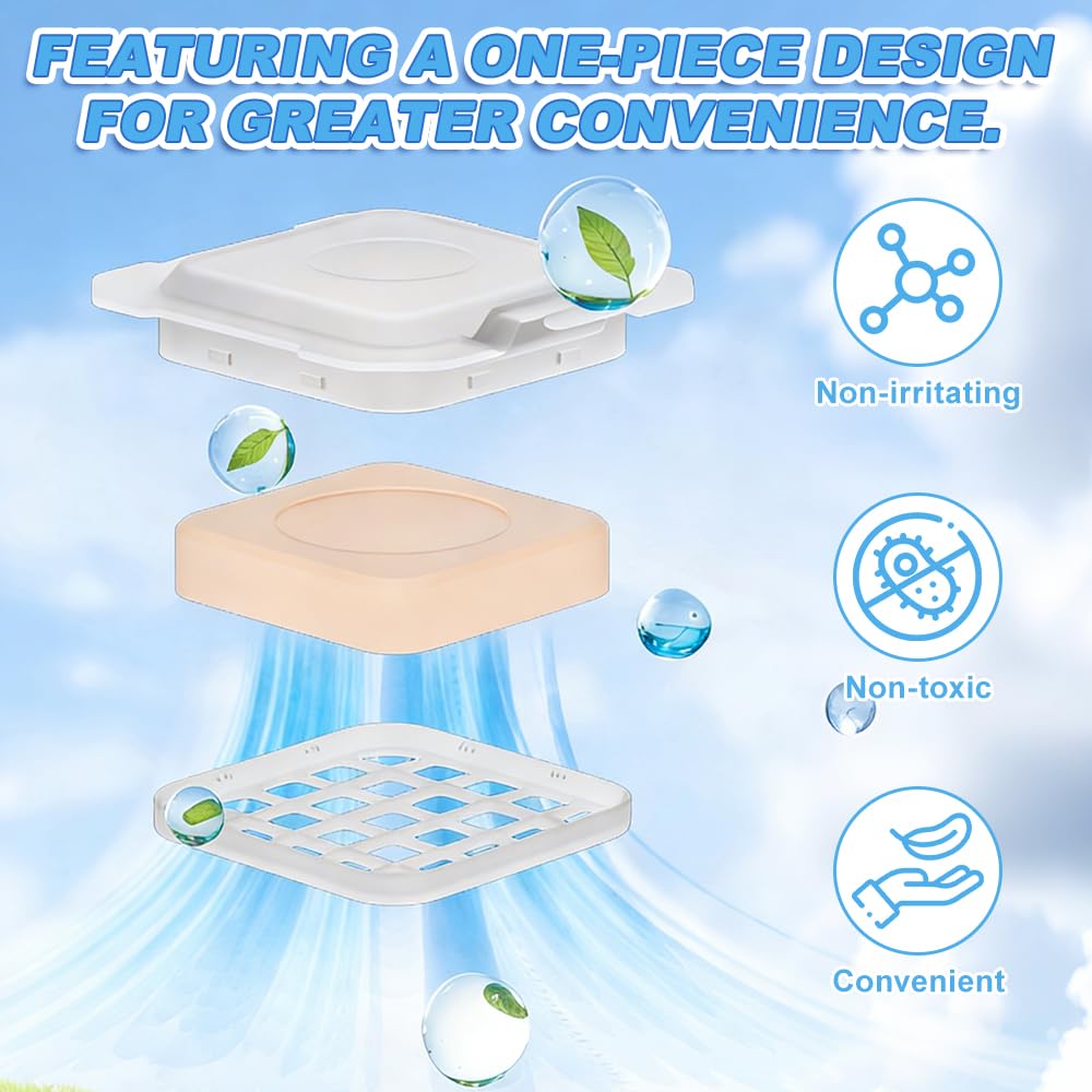 ADDLIVE 6 Stück N50 2.0 Geruchsvernichter für PETKIT Pura Max/Pura Max 2 / Purobot Max Pro Selbstreinigende Katzentoilette, Entfernt Effektiv Hartnäckige Tiergerüche