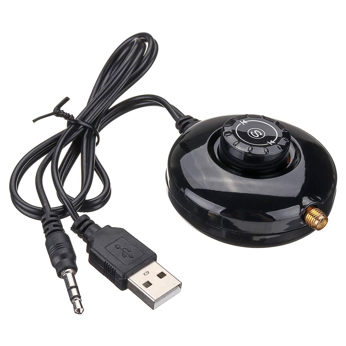 JenNiFer Voiture Numérique Dab Récepteur Stick Tuner SMA USB 3.5 Mm Audio + Antenne