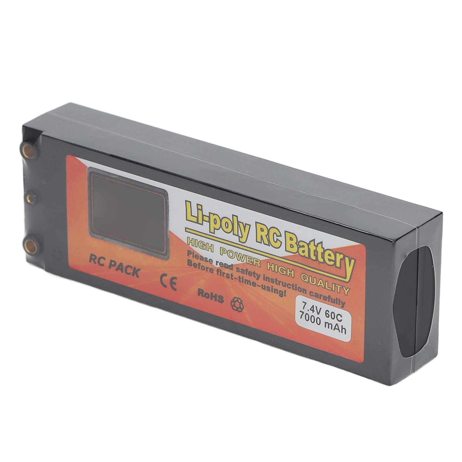 Generic Batteria Li Poly RC Potente Batteria Lipo da 7000 MAh 7,4 V 2S con Spina XT60 per Modello RC, Adatta per Modellismo di Auto 1/10 1/8, capacità Elevata per gli Appassionati di Auto