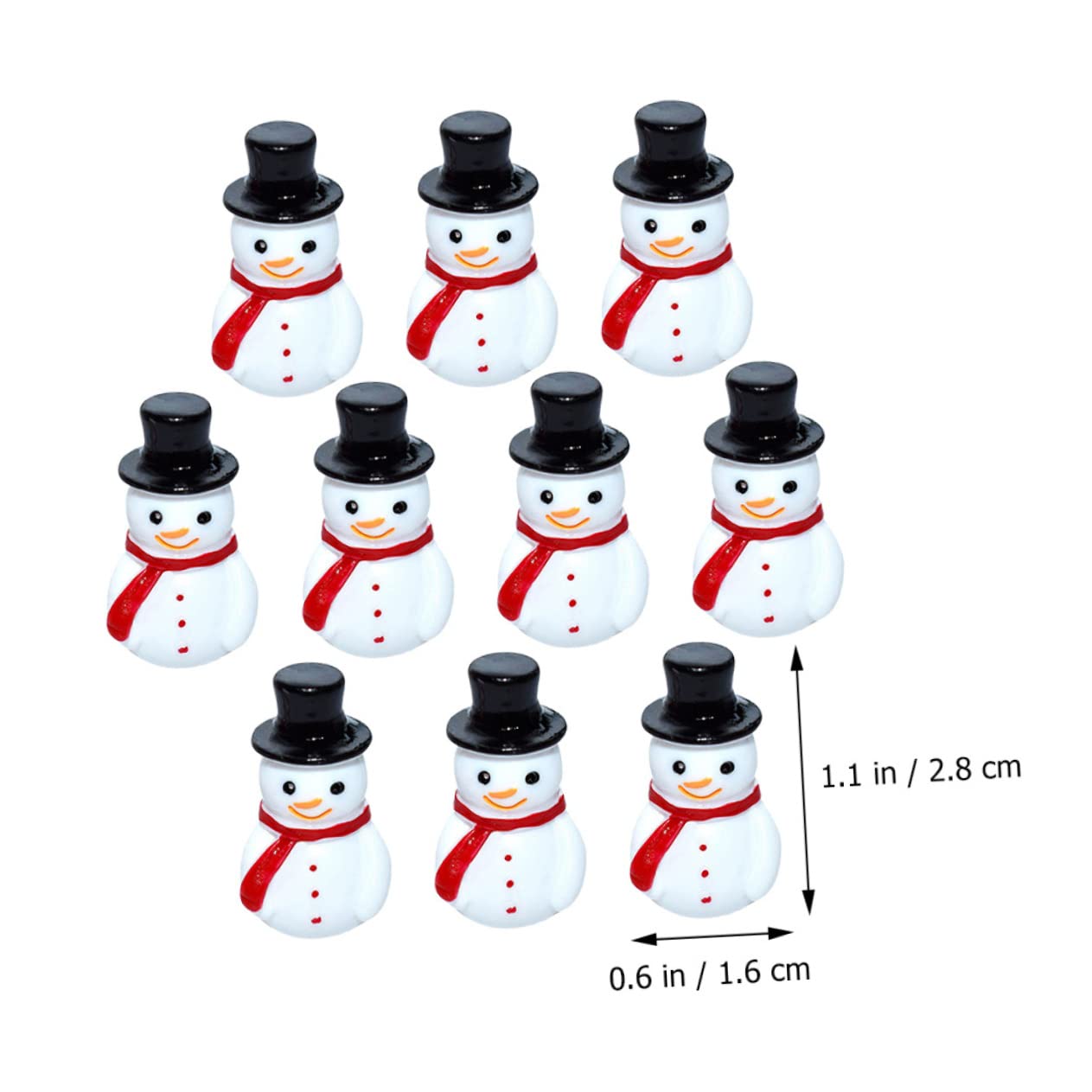 TOPBATHY 150 Piezas Mini muñeco de Nieve de muñecas Adornos de Navidad Mini muñecos de Nieve Christmas Tree Decorations manteles navideños Juguete Mini estatuilla de muñeco de Nieve
