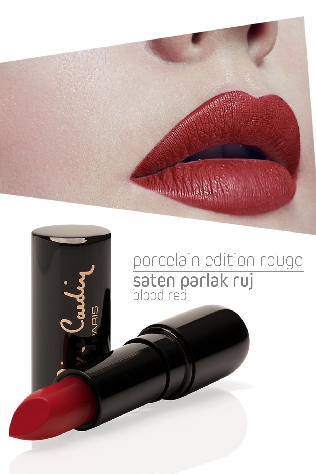 Pierre Cardin Porcelain Edition Lipstick - Blood Red - 243