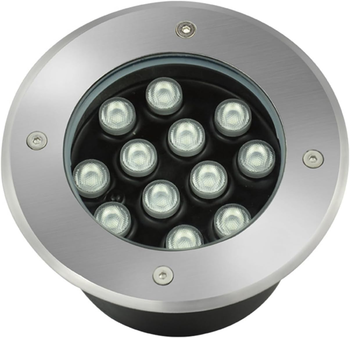LED Recessed Spotlight, IP66 Waterproof AC85-265V Outdoor Floor Lighting for Driveway, Patio, Bridge, Landscape