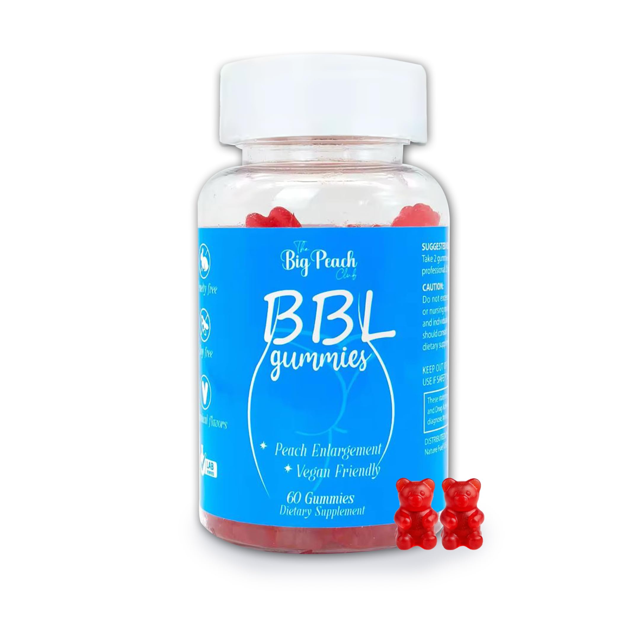 Amazon.com: BBL Gummies for Women - Peach Growth Support with
