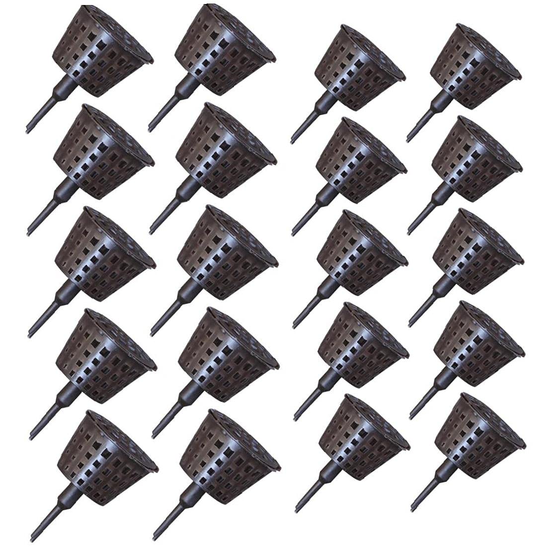 Paniers D'engrais De Bonsai avec Couvercle Boîte Engrais 20pcs Outil De Bonsaï
