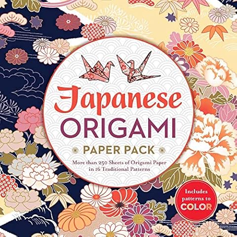 Japanese Origami Paper Pack: More than 250 Sheets of Origami Paper in 16 Traditional Patterns Cover