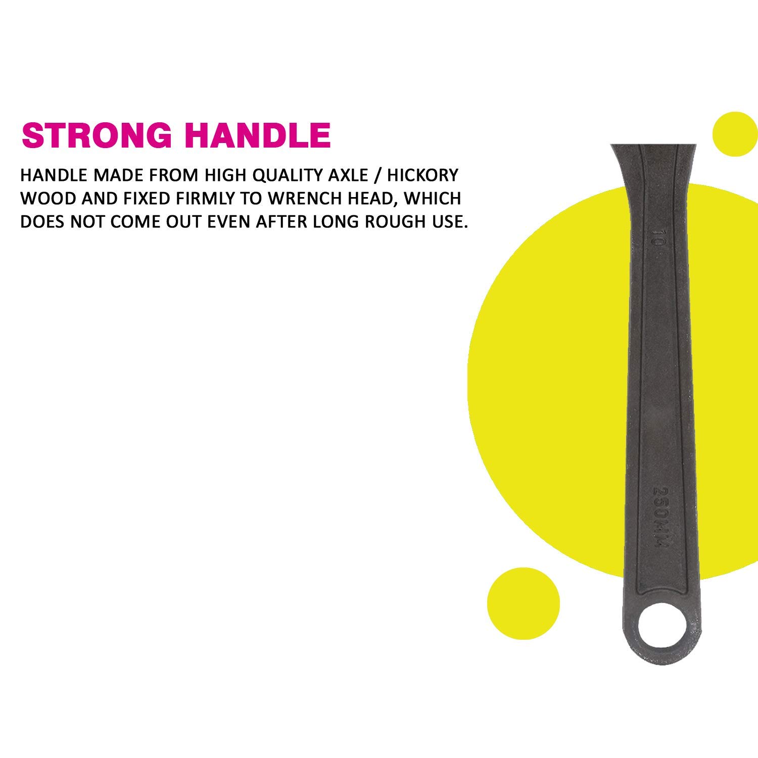 Suzec Johnson Series Hand Operated Adjustable Wrench (250mm) 1