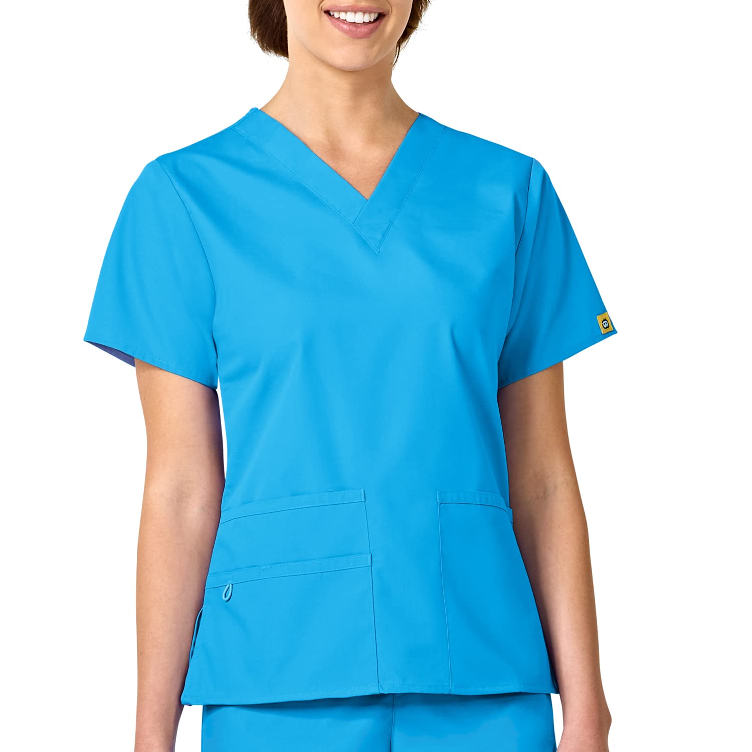 WonderWink womens Scrubs Bravo 5 Pocket V-Neck Top Scrubs Bravo 5 Pocket V-neck Top (pack of 1)