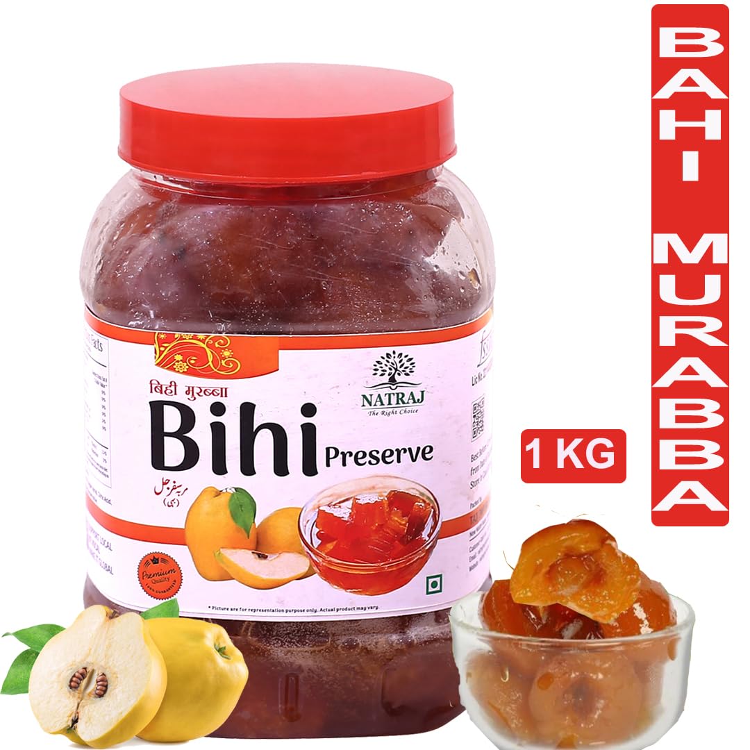 Natraj The Right Choice Homemade Taste Bihi Murabba (Quince Fruit Preserve) - 1kg of Fresh, Healthy Quince Marmalade | Behi | Bahi Murabba Rich in Flavor, Ideal for Snacks & Desserts. 4