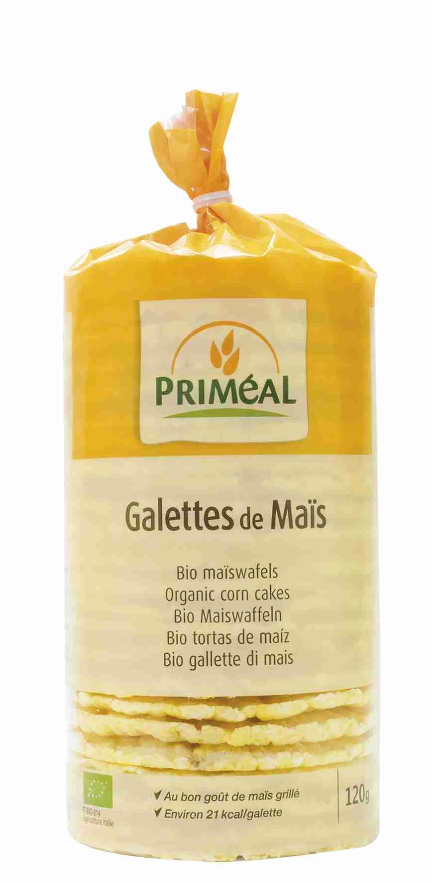 PRIMÉAL - BIO - Galettes de Maïs 0.12 g 1 Unité