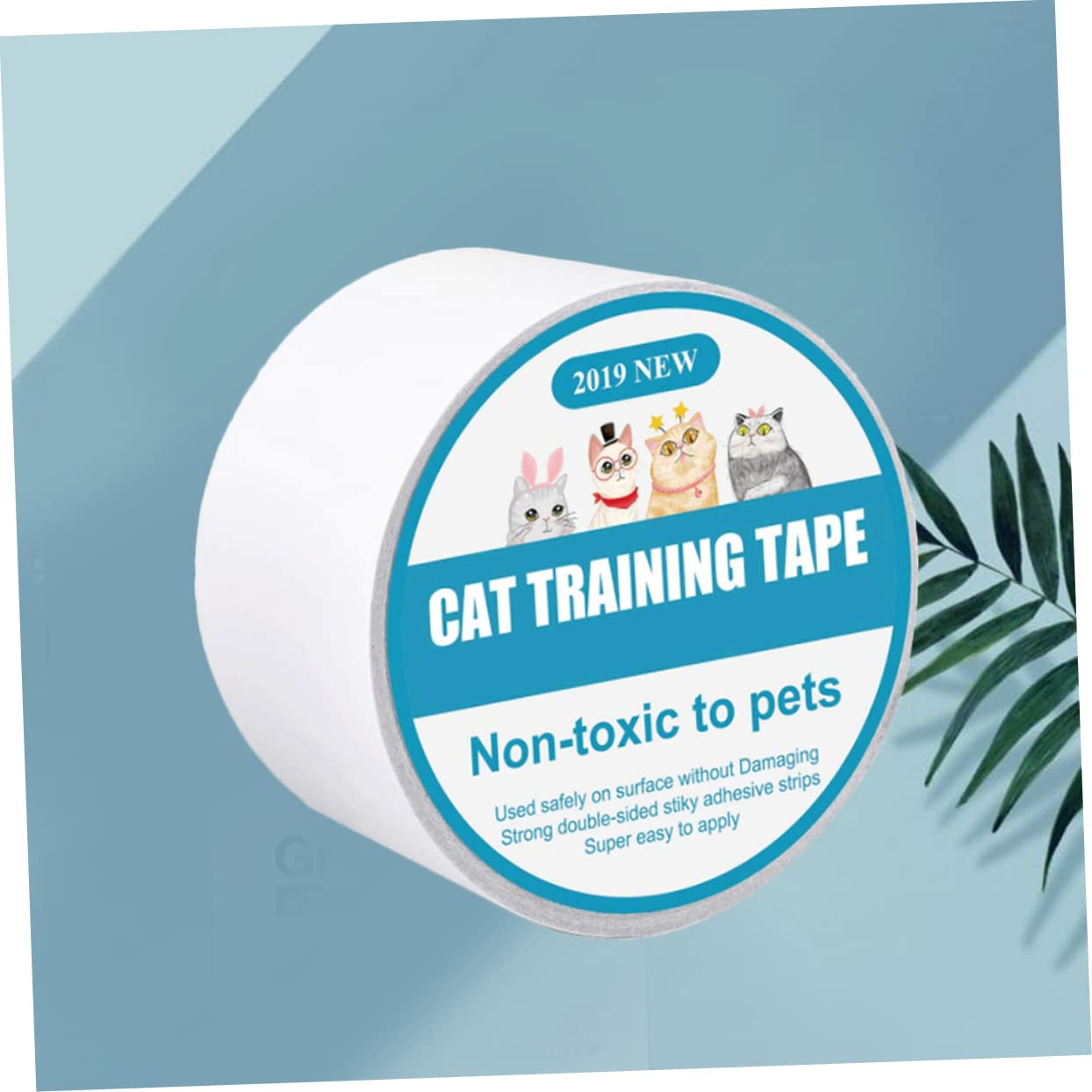 FRCOLOR 3 unidades de cinta rascador para gatos para muebles, transparente, protección contra arañazos, para muebles, gatos, alfombras, para mascotas, cinta adhesiva, protección de muebles, protección