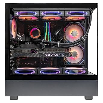 SEGOTEP HB12 Gaming PC Cooling Fan - Reverse Airflow - 120mm - Infinity Mirror ARGB Case Fan - PWM - Black Color (Pack of 3)