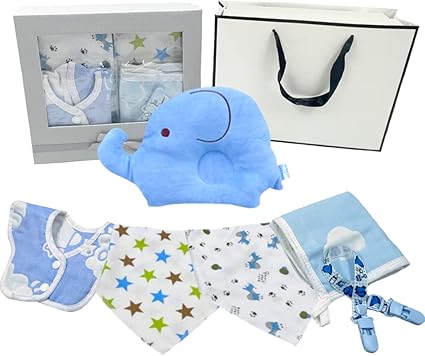 Amazon Saara Word 出産 祝い 出産祝い 出産プレゼント ベビーギフト ベビー枕 スタイ よだれ掛け 食事エプロン ギフトセット 赤ちゃん 出産ギフト お祝い 赤ちゃんグッズ 詰め合わせ 男の子用 ギフトセット ベビー マタニティ 通販