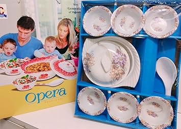 Melamine Pudding Set (9 PCS)