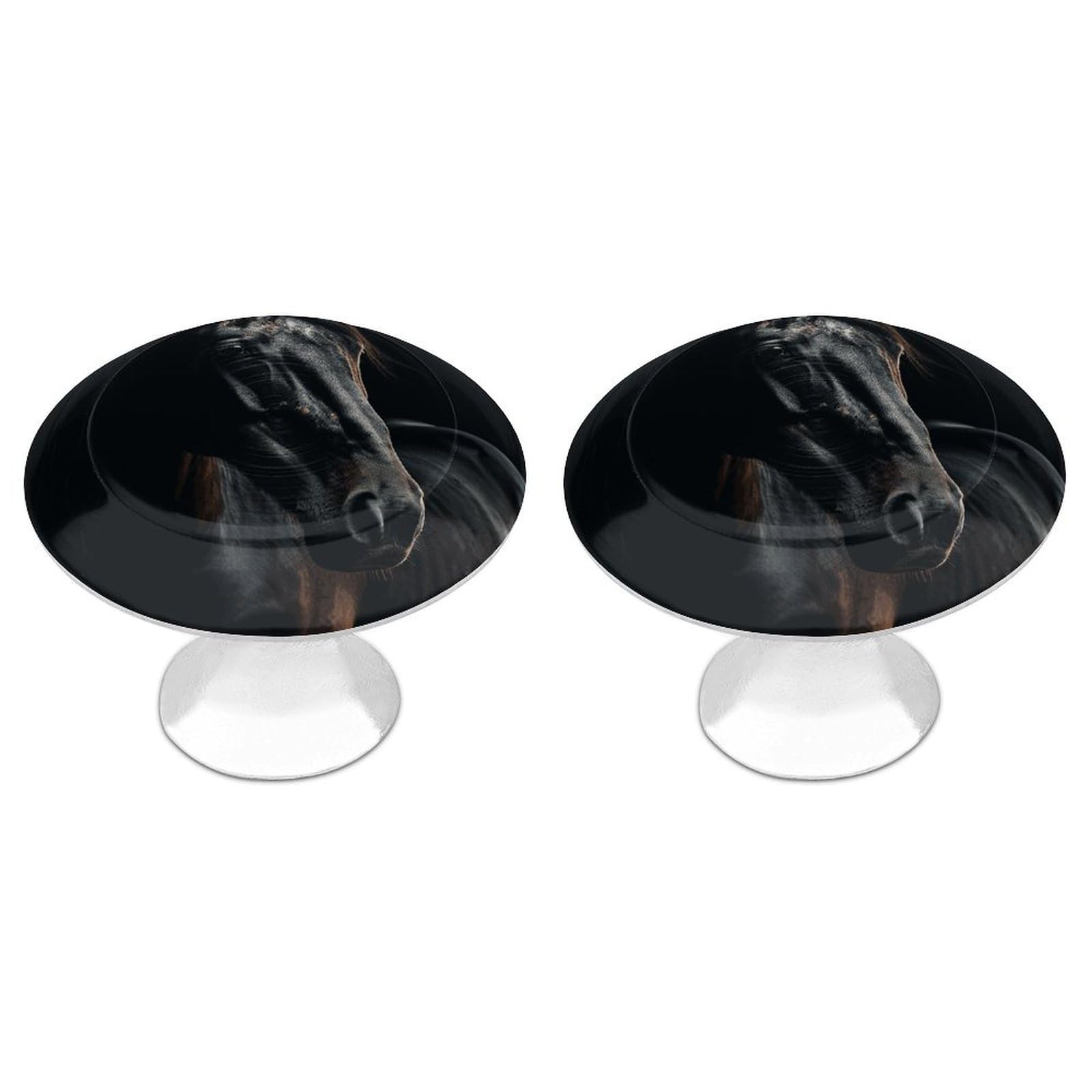 Btcowzrv Style A Dark Horse 2 Pack Cabinet Knobs Drawer Pulls