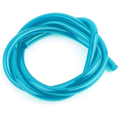 ID 5mm x OD 8mm Motorcycle Fuel Line Hose,Flexible Fuel Hose with Anti-aging PVC for Fuels Gas Transportation,Professional Gas Line Hoses for Motorcycle Petrol Diesel System (Blue)