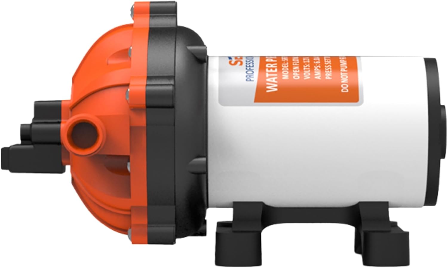 SEAFLO 51 Series Heavy-Duty Water Pressure Pump 5.5 GPM, 60 PSI, 24V DC, 1/2" MNPT Ports - NSF, UL, CSA & IAPMO Certified for Safety - Self-Priming, 5-Chamber Diaphragm, Marine RV 4-Year Warranty