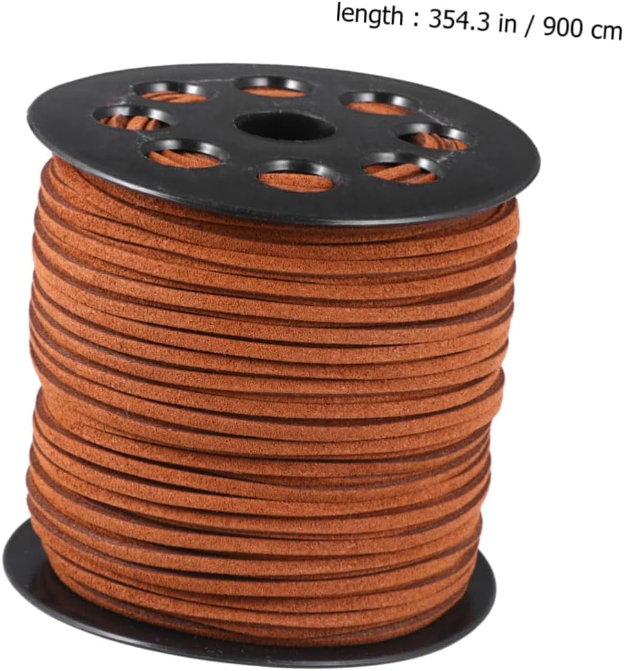 SHINEOFI 2 Rolls Jewelry Cord for Necklace Leather String Satin Elastic Strip Double-Sided for DIY Bracelet Anklet (Approx 90m)