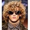 Men's Blonde Curly Wig Afro Short 70s Costume Hair Natural Looking Heat Resistant Halloween Rocker Cosplay Wigs