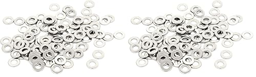 Miniatura 16 de uxcell Arandela plana sellada de acero inoxidable M1.0.236 x 0.012 in para tornillo de perno 100Pcs