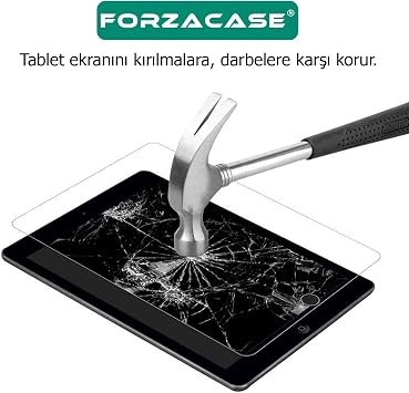 Xiaomi Redmi Pad 2 Pro 12.1 inch ile uyumlu Temperli Kırılmaz Cam Ekran Koruyucu - FC021