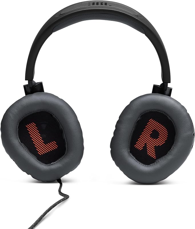 JBL Quantum 100 vezetékes gamer fejhallgató 3,5mm jack mikrofonnal - black, Quantum 100