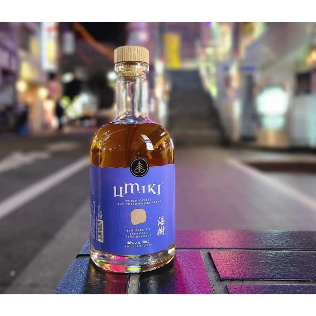 Whisky Umiki Japonês Blend Sem Filtragem Finalizado Barris de