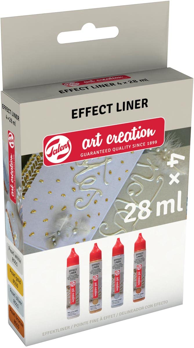 Talens Art Creation Standard Pearl Effect Liner 4-Piece Set