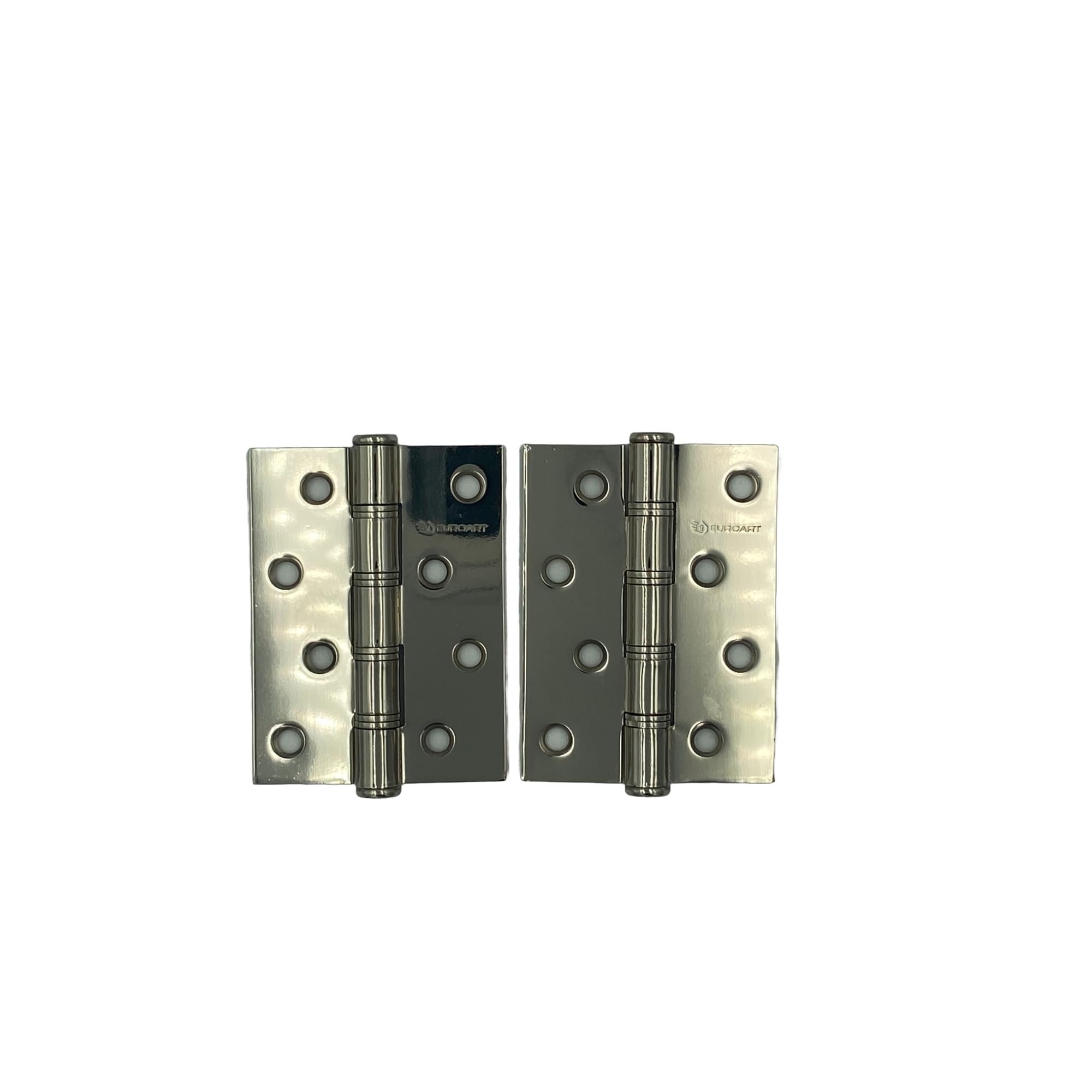 Euroart Polished Chrome Ball Bearing Iron Hinge In (Multiple Finish) & Dimensions-100X75x3mm (Polished Chrome)