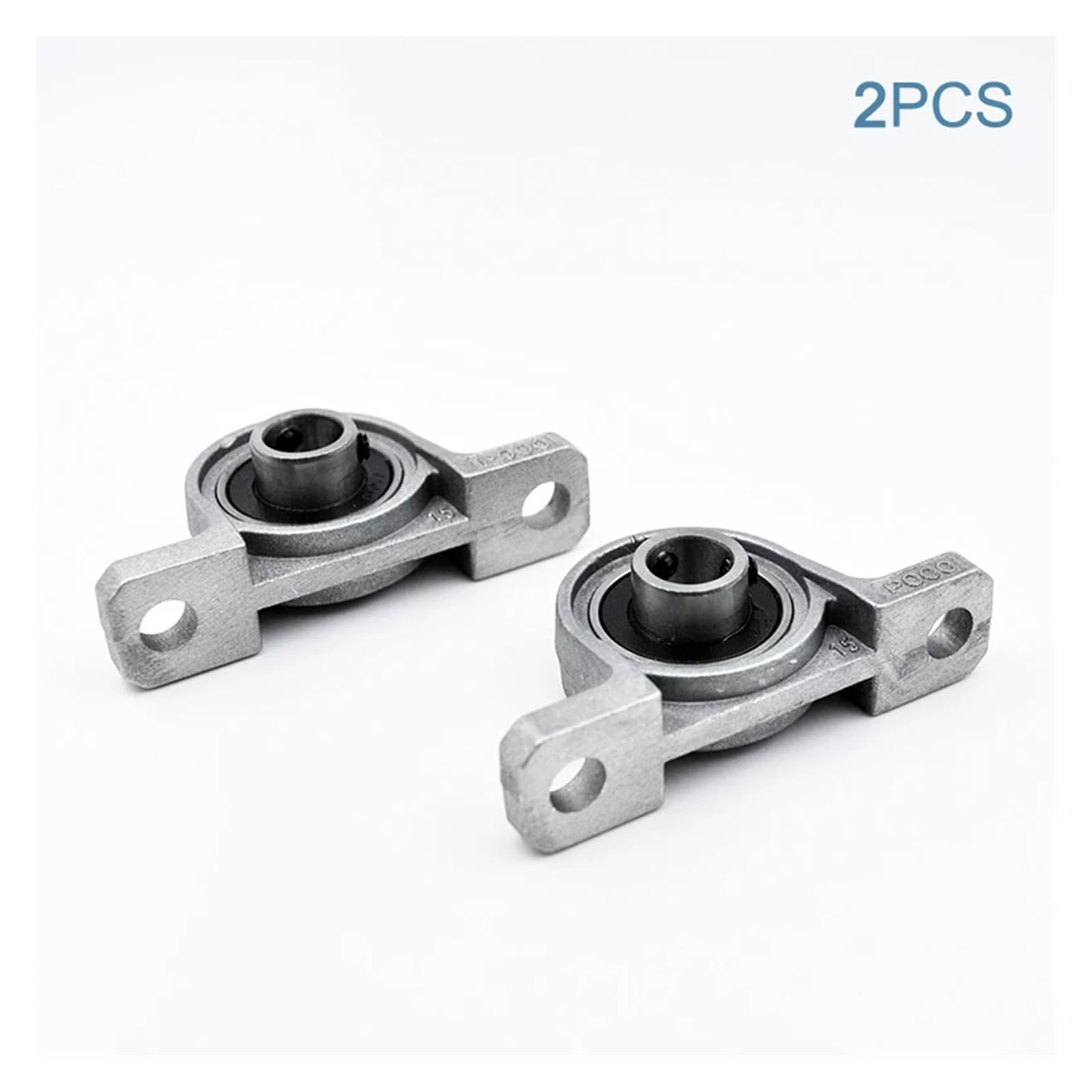2 piezas de rodamientos de carcasa de aleación de zinc KP08 KP000 KP001 KP002 KP003 KP004 diámetro interior 8mm 10mm 12mm 15mm 17mm 20mm mini rodamiento(KP000 10mm)