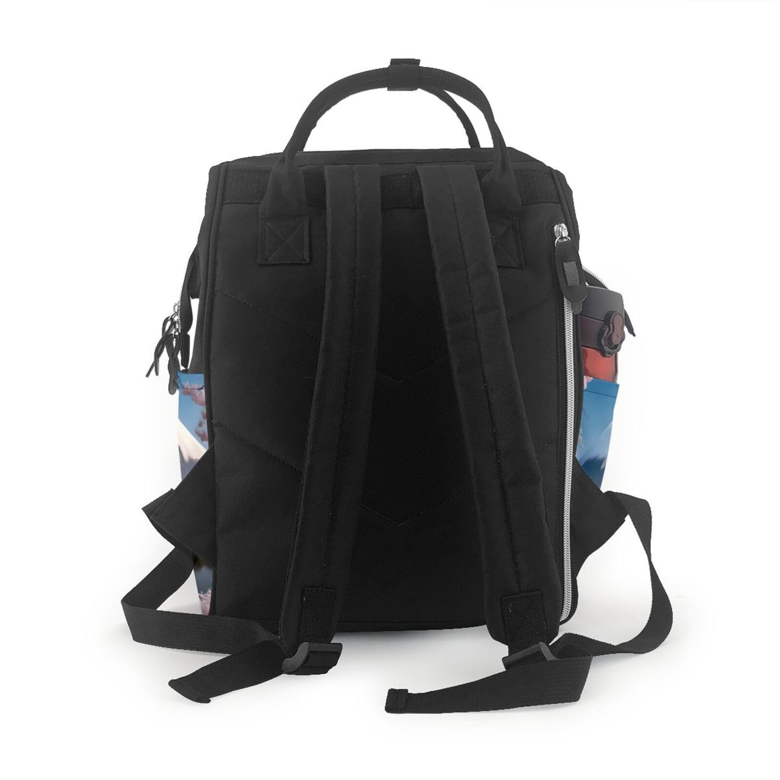 Monte Fuji all'inizio della primavera Durable Pañaleras Para Bebe - Versatile borsa per pannolini zaino e borsa per pannolini per mamme e papà