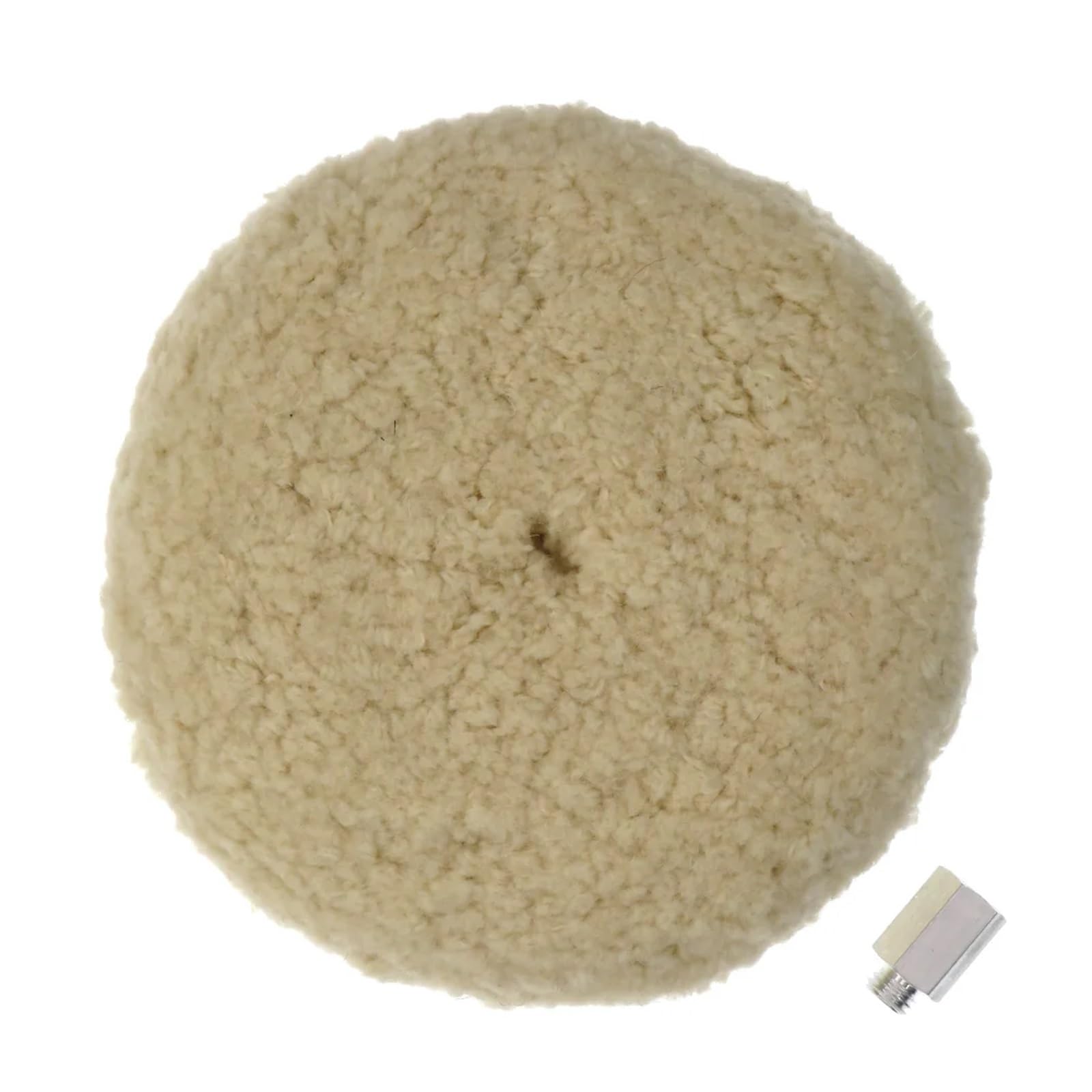 7/9-calowa dwustronna wełniana podkładka tnąca do polerowania i z gwintem 5/8-11 żywic epoksydowych stosowanych w motoryzacji żeglarstwie(9inch with Adapter)