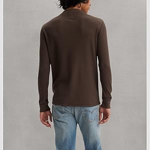 Levi's Men's Long Sleeve Thermal 3 Button Henley