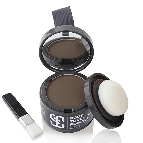 SOVONCARE Polvo instantáneo de línea de cabello, sombra de línea capilar gris, cobertura de cabello para cabello fino para mujeres, polvo de retoque