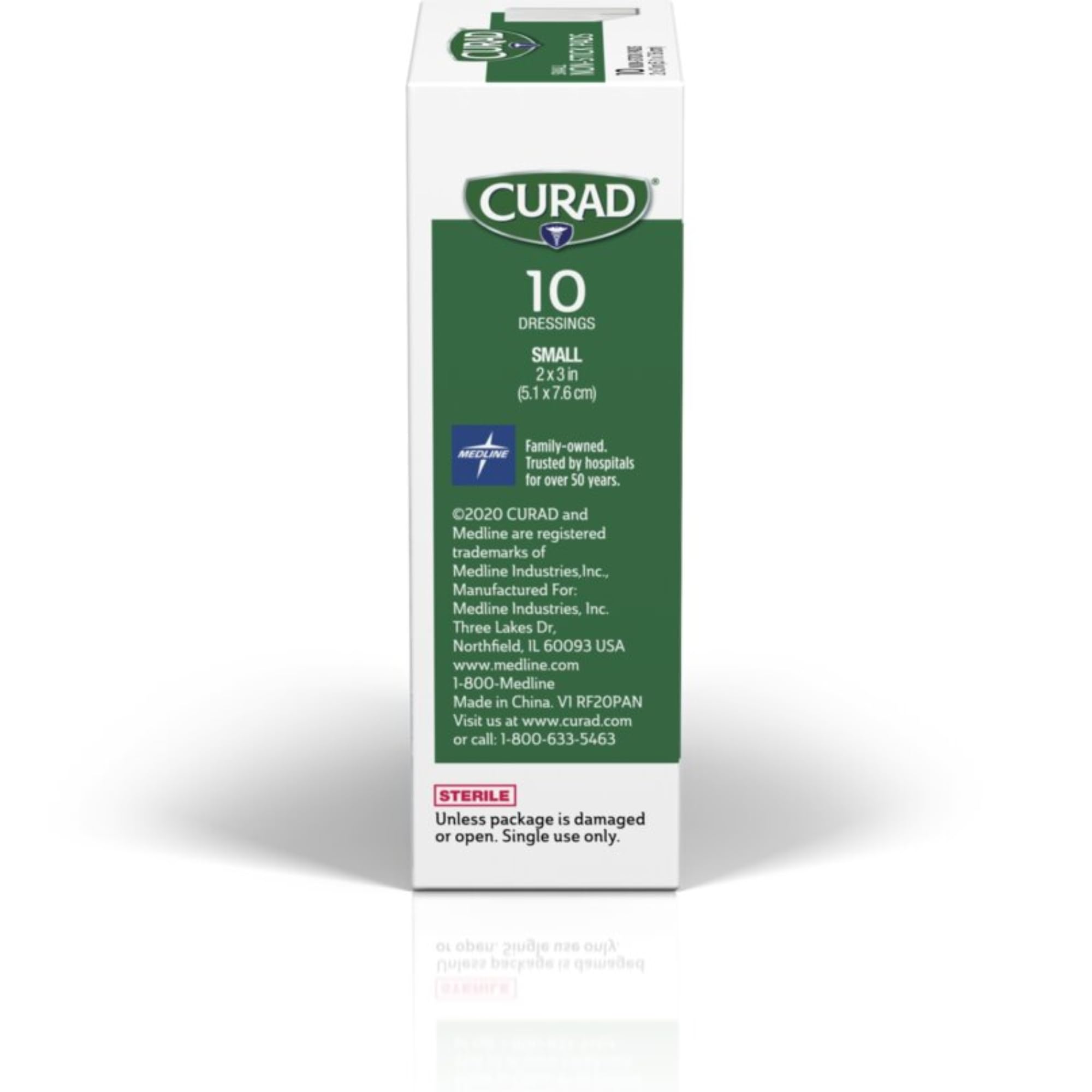 CURAD Sterile Non-Stick Pads, Medium, 3 x 4 in, 10 Count — Amazon image 6