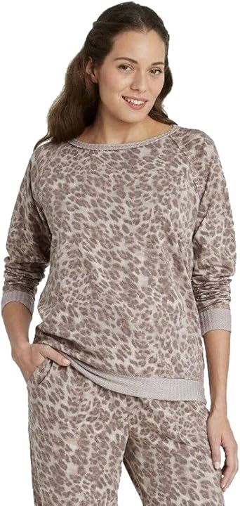 leopard print sweater duster