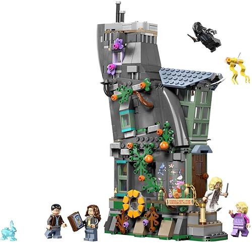 LEGO Harry Potter Luna Lovegood's House Toy - DIY Miniature Model Kit w/a Light Brick & 5 Minifigures - Bedroom Decor Idea - Gift for 10+ Year Old Girls, Boys & Fans - 76467 - 4
