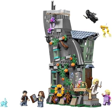LEGO Harry Potter Luna Lovegood’un Evi 76467-10 Yaş ve Üzeri Çocuklar için Luna Lovegood, Hermoine, Harry ve Ölüm Yiyen Minifigürleri İçeren Yaratıcı Oyuncak Yapım Seti, Hediye Fikri (764 Parça)