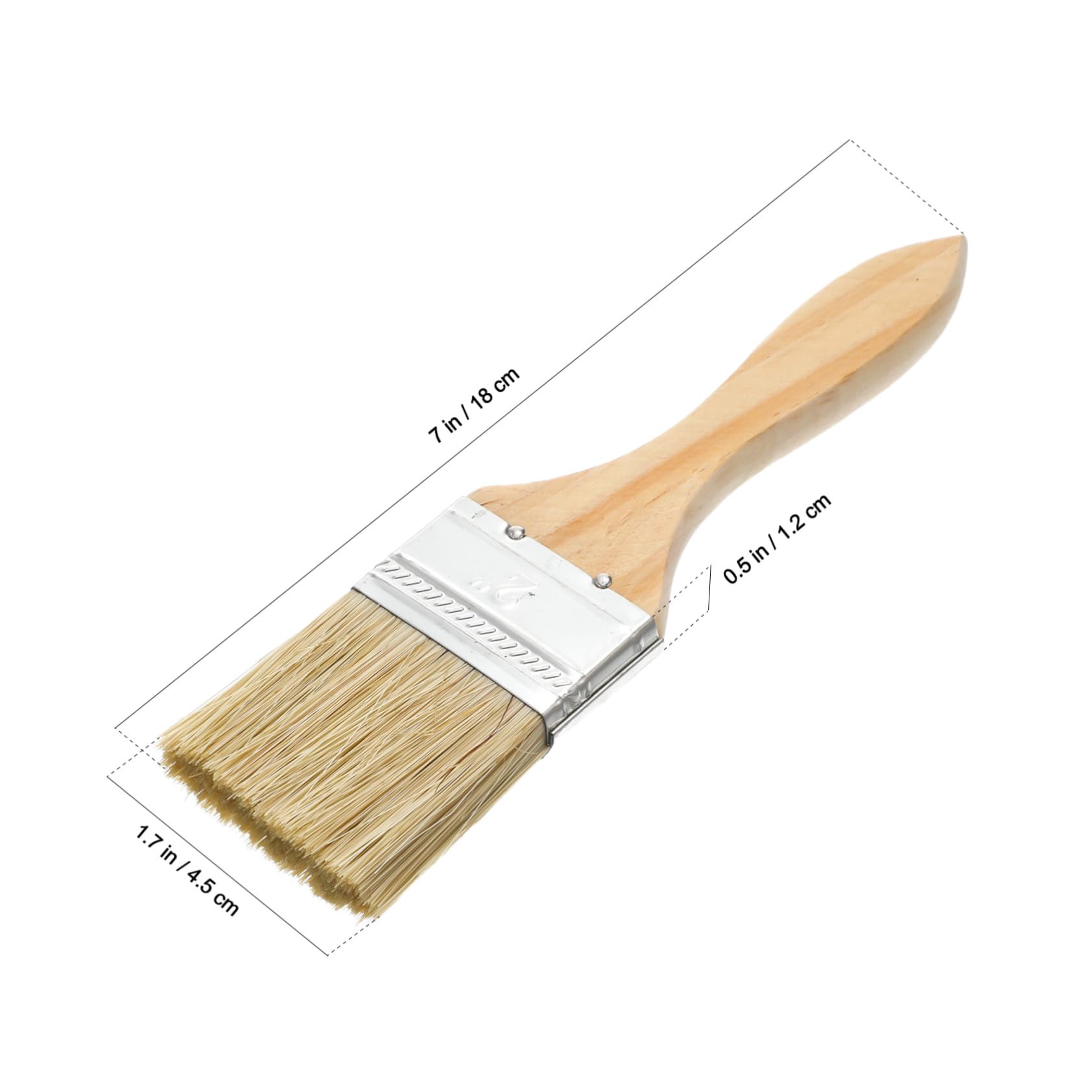 COHEALI 30 Pièces Pinceaux à Peinture Manche Épais Brosse pour Mur Clôture Vernis Enduit Bricolage Confortable