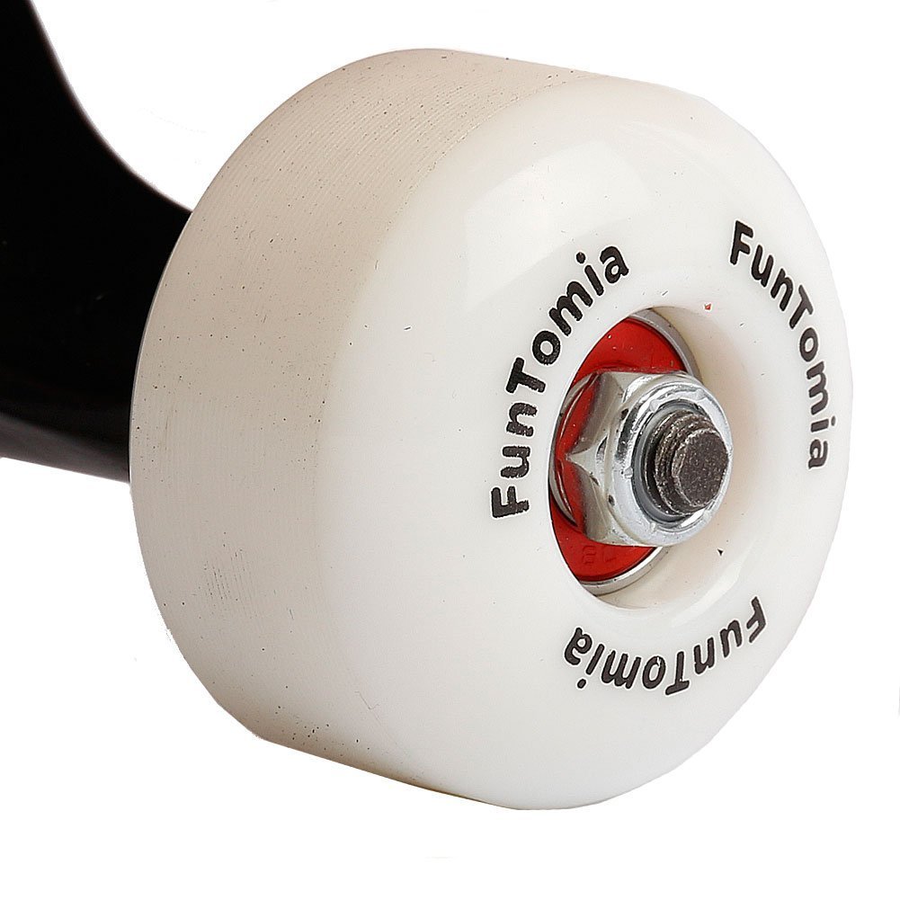 FunTomia Skateboard mit ABEC-9 Kugellager Rollenhärte 100A und 100% 7-lagigem kanadisches Ahornholz Skate Board mit Kicktail
