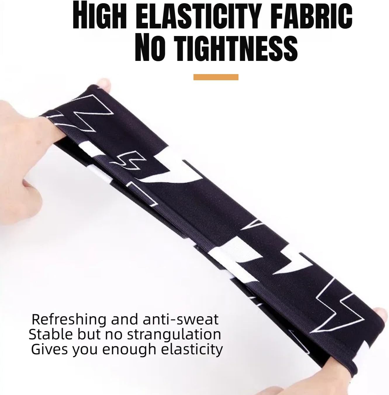 Sweat Band,Hair Bands,Moisture Wicking Workout Headband, Sweatband Headbands for Running,Cycling,Football,Yoga,Fitness Workout Unisex Quick-Dry Sweatband. - Image 3