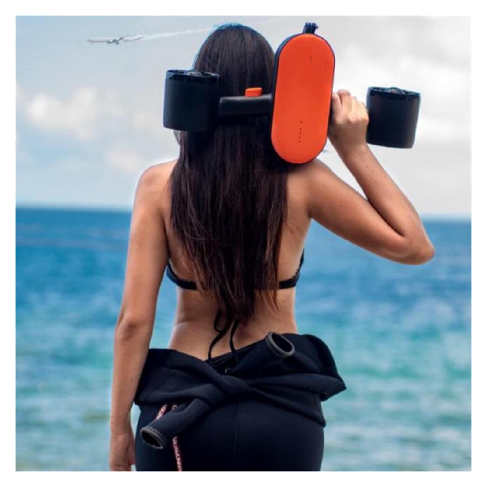 Scooter subacqueo, Sea Scooter, Attrezzatura Subacquea Doppia elica Snorkeling Diving Sea Scooter Attrezzatura for Sport Acquatici per Piscina, Immersioni e Snorkeling