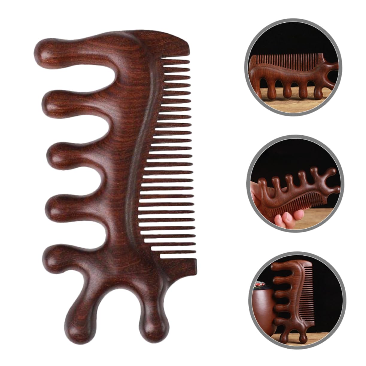 Scalp Multi-use Comb Wide Comb Scalp Comb Travel Comb Natural Comb Natural Wood Comb Wide Tooth Combs for Comb for Massage Decorative Wooden Comb Small Comb