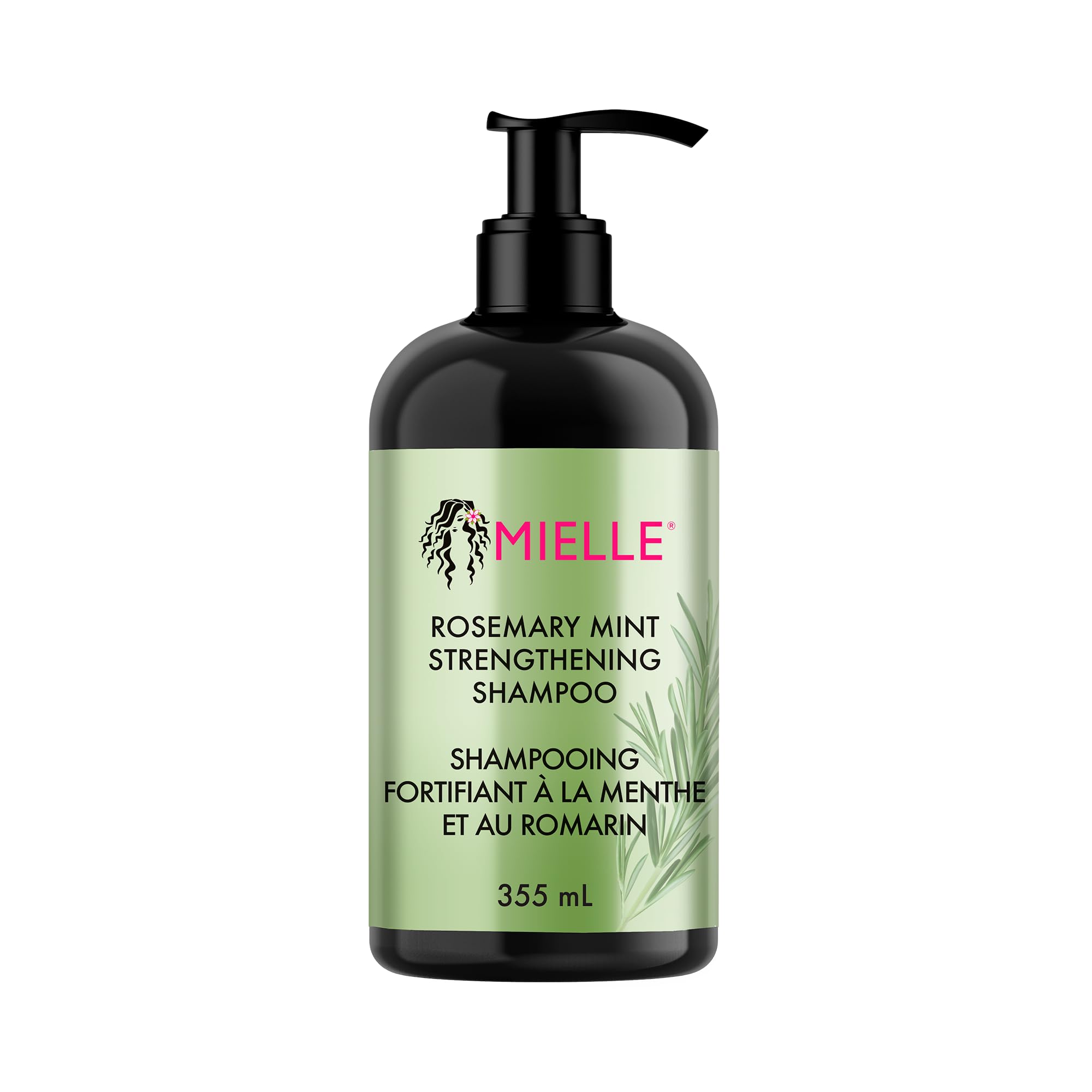 Mielle Rosemary Mint Biotin Shampoo, Strengthening Biotin Formula, 355 ml