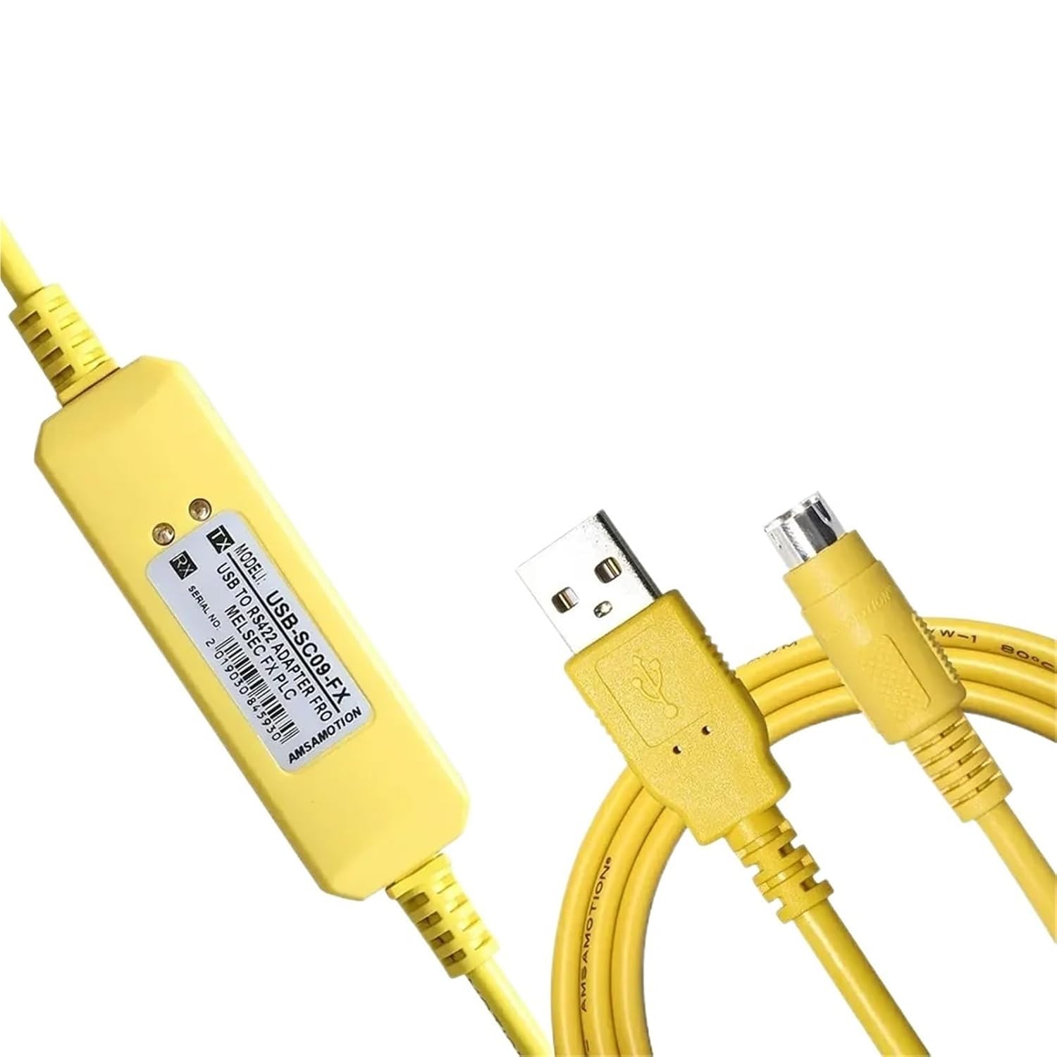 USB-SC09-FX Programming Cable for Compatible with FX-USB-AW FX2N/FX1N/FX0N/FX0S/FX1S/FX3U(Economic USB-SC09-FX)