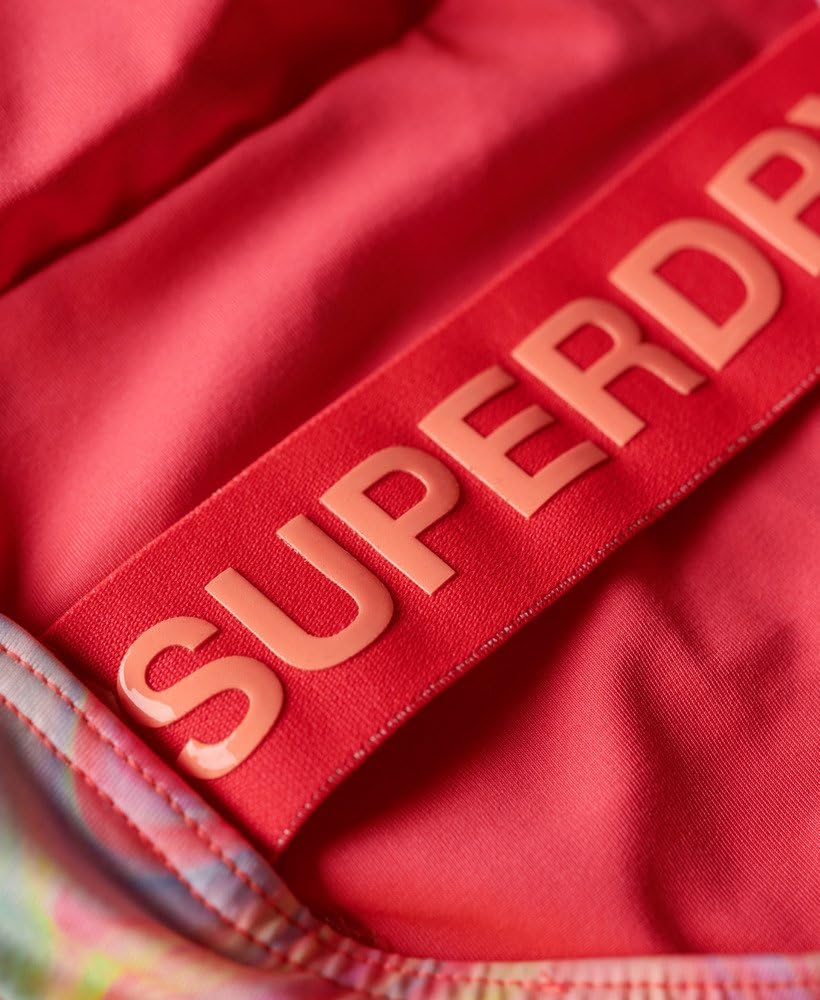 Superdry Maillot de bain pour femme avec décolleté plongeant dans le dos et imprimé
