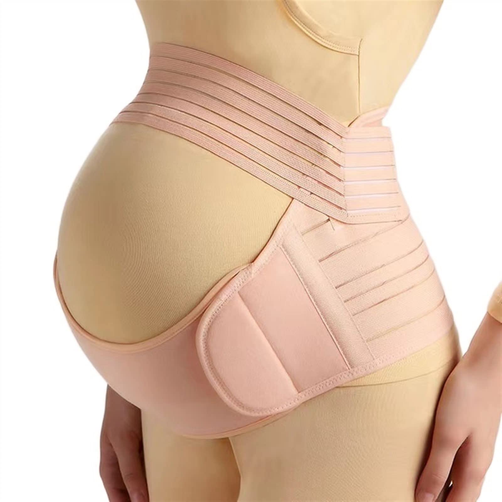 Premium Damengürtel Schwangerschafts-Bauchgürtel Schwangere Taillenpflege Bauchstütze Bauchband Rückenstütze Schwangerschaftsschutz zur Bauchunterstützung (Farbe: Rosa, Größe: XL)