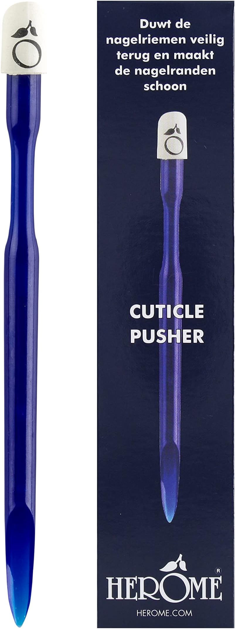 Herome - Cuticle Pusher | Double-Ended Nail Tool, Pushes Cuticles And Cleans Nails, Hoof Stick For Nails, Must-Have Manicure Accessories, Stimulates Nail Growth
