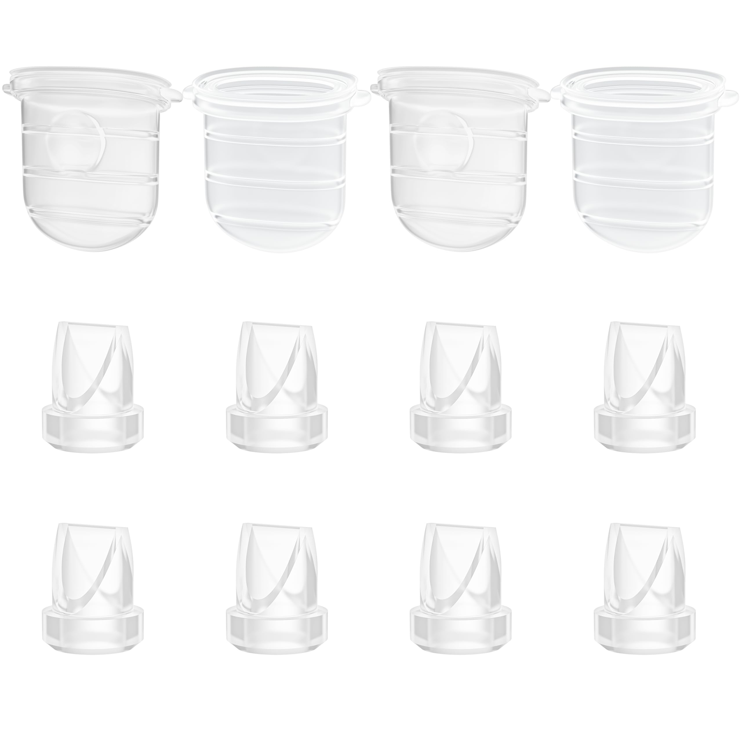 12PCS M6 Duckbill Valves & Silicone Diaphragm Compatible with Momcozy Mobile Style, Not Original M6 Replacement Parts-image-11